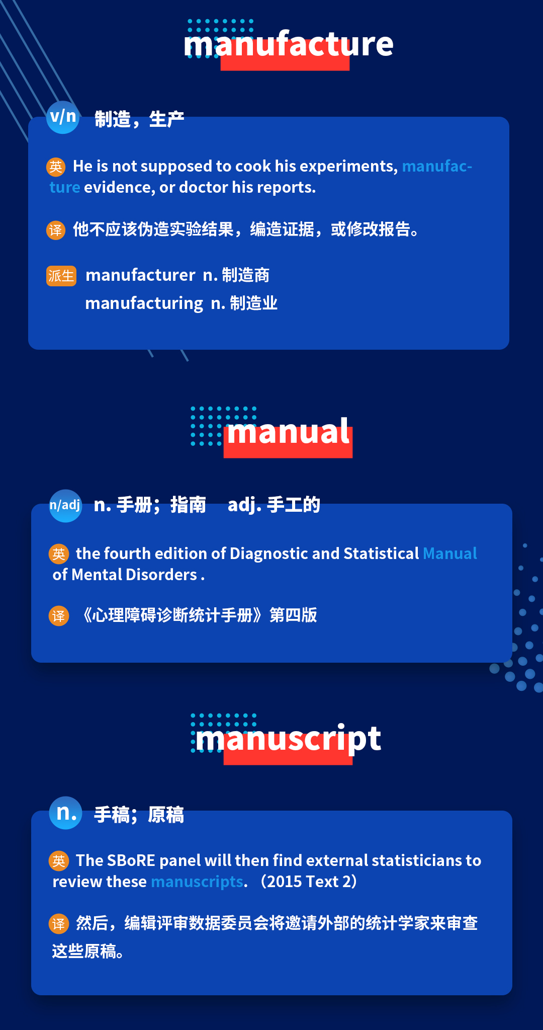 考研英语词汇词根词缀记忆法之man/manu的记忆-20