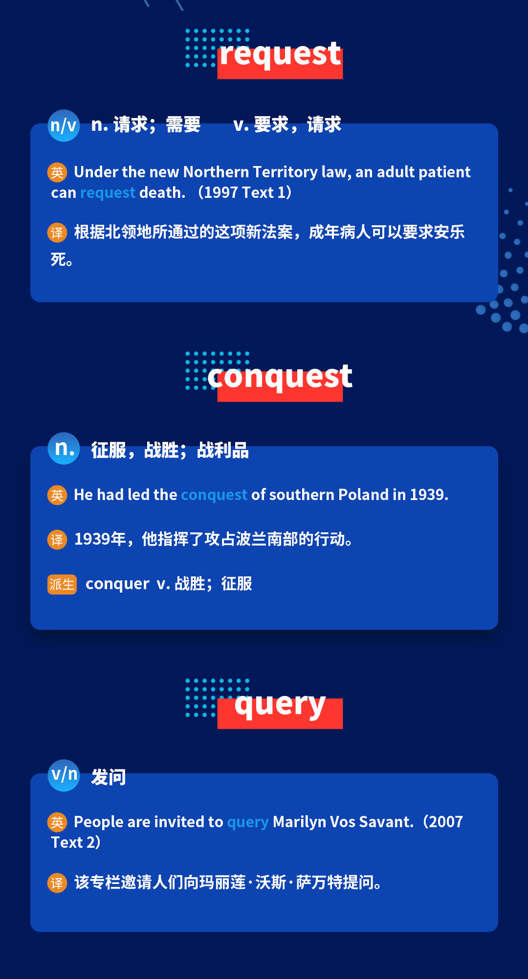 考研英语词汇词根词缀记忆法词根quest/quire的记忆-13