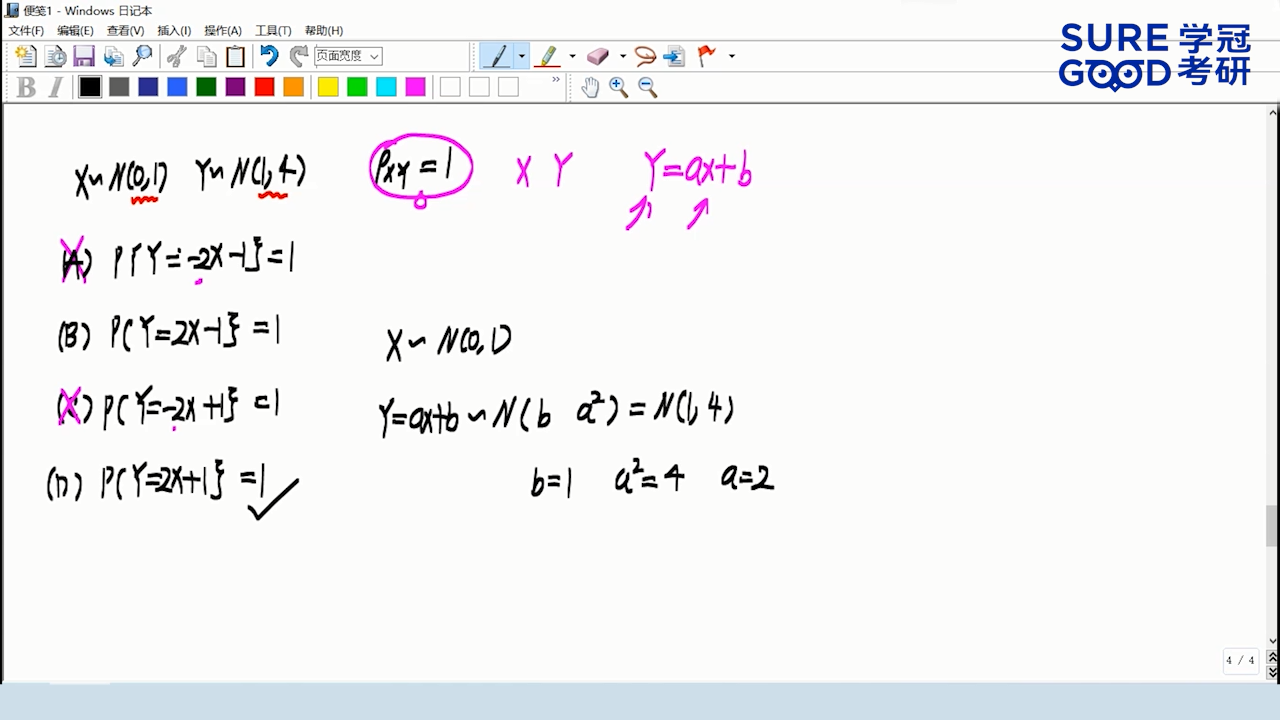 学冠考研数学每日一题