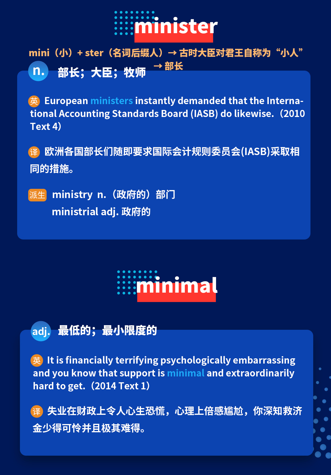 学冠考研英语学习好方法之教你考研英语词汇词根词缀min的记忆法