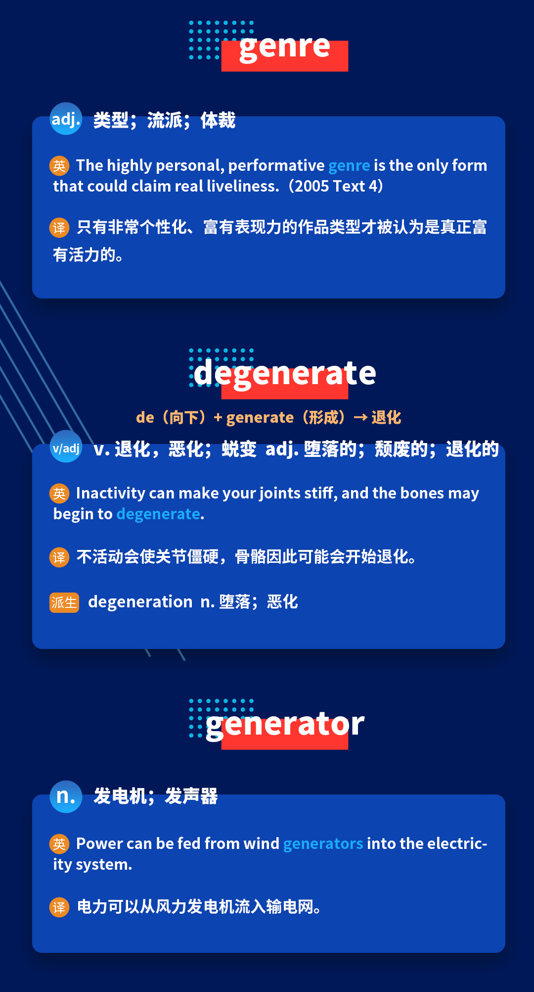 学冠教育带你进行考研英语词根词缀gen的记忆